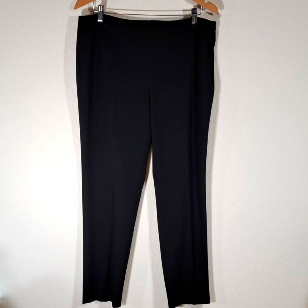Vince Camuto Women’s Pants Black Size 12 Trousers Side Zipper Career Capsule